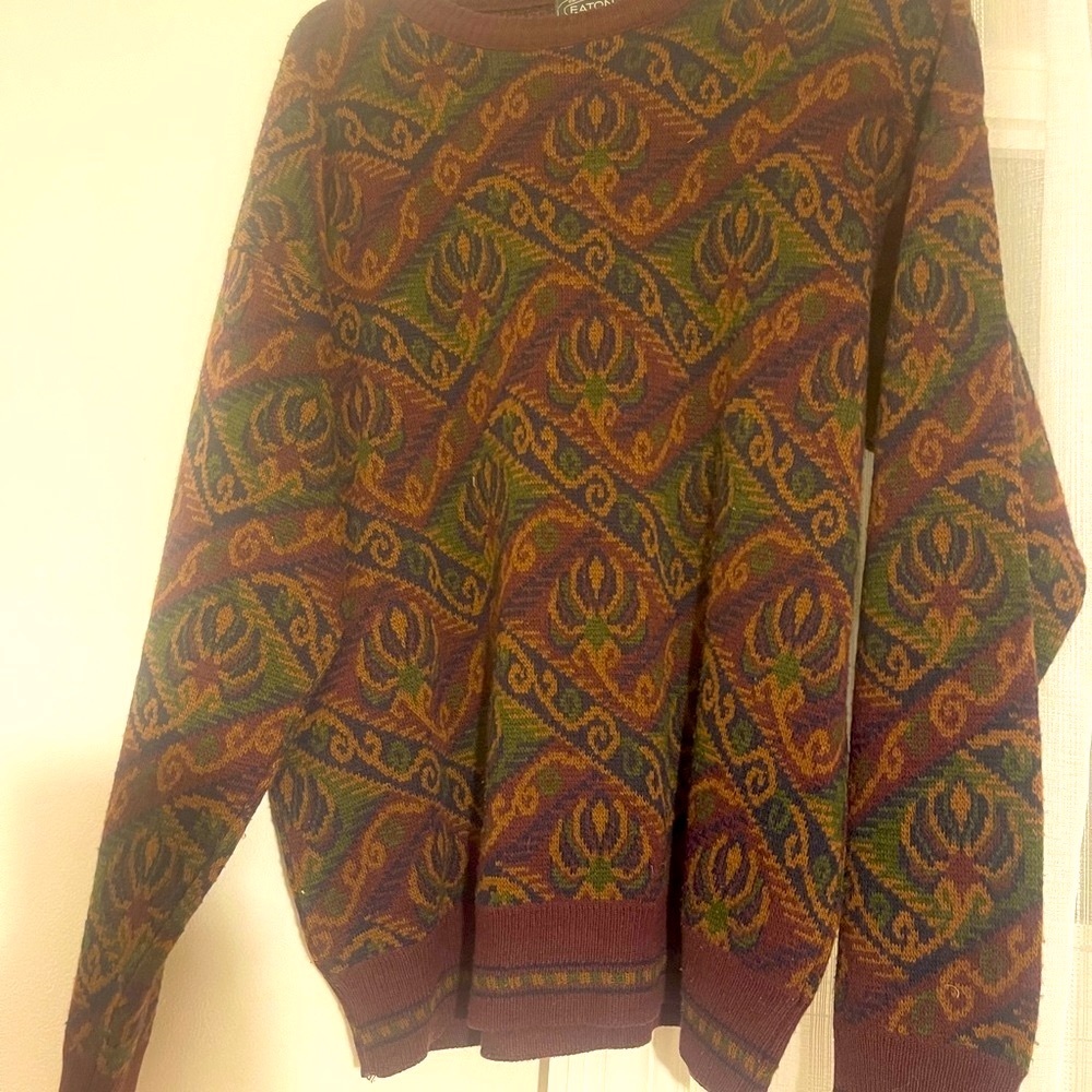 Eaton Made in Italy Sweater, Made in Italy M, final call - Picture 2 of 8